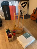 Mabef tafelezel incl verf en canvasdoeken, Hobby en Vrije tijd, Schilderen, Ophalen of Verzenden, Nieuw