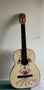 Vintage decoratieve gitaar, Muziek en Instrumenten, Snaarinstrumenten | Gitaren | Akoestisch, Ophalen, Gebruikt, Klassieke of Spaanse gitaar