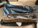 Rieten bloembak, Ophalen, Minder dan 30 cm, Minder dan 60 cm, Rond