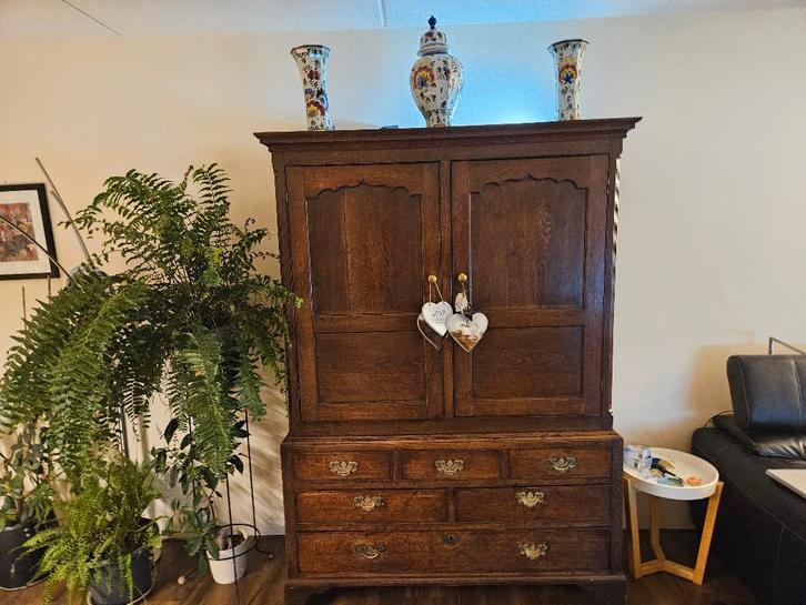 Fantastisch mooi Antiek kabinet 1780-1790, Huis en Inrichting, Kasten | Buffetkasten, Gebruikt, 150 tot 200 cm, 100 tot 150 cm