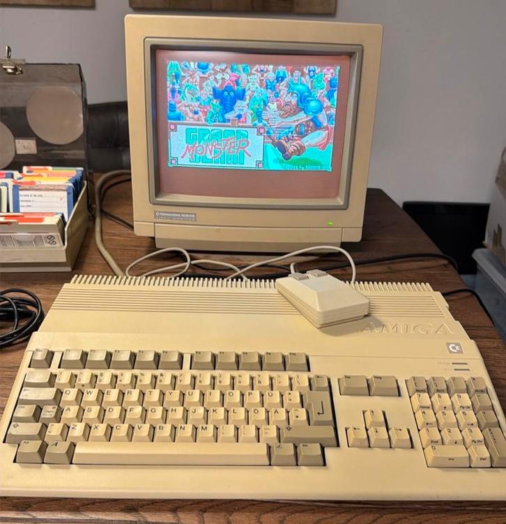Mooie Commodore Amiga 500, Computers en Software, Vintage Computers, Ophalen of Verzenden
