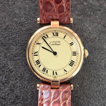 Cartier Vermeil Vendome prachtige horloge beschikbaar voor biedingen