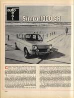 Autokampioen test Simca 1000 SR November 1975, Boeken, Gelezen, Overige merken, Ophalen of Verzenden