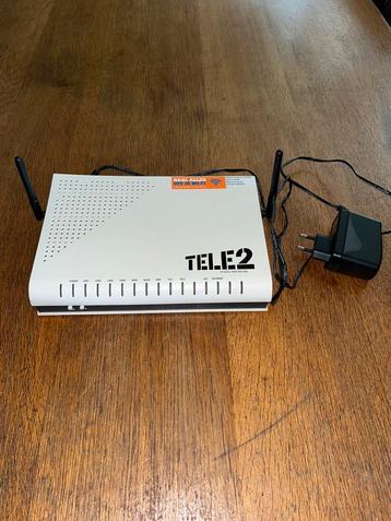 Router Tele 2 ontvanger wit beschikbaar voor biedingen