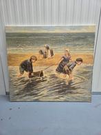 Olieverf schilderij op linnen, edith vd wissel, Ophalen, Schilderij, Minder dan 50 cm