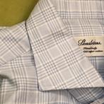 STENSTRÖMS Pied-de-Poule overhemd Katoen Mt L, Ophalen of Verzenden, Nieuw, Blauw, Halswijdte 41/42 (L)