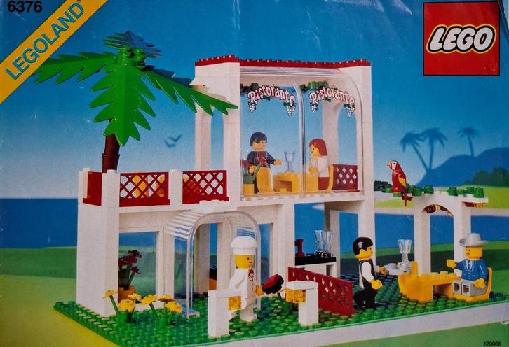 Lego Nr 6376 Breezeway Food&drink Café zgan Vintage € 34,99, Kinderen en Baby's, Speelgoed | Duplo en Lego, Zo goed als nieuw