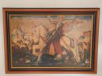 Miek Janssen (Jan Toorop) zeldzaam olieverf op doek, Ophalen of Verzenden
