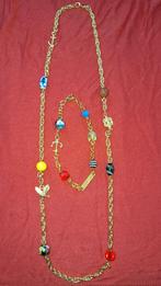 Ala kondre set Ketting armband 18k gold plated, Sieraden, Tassen en Uiterlijk, Kettingen, Ophalen of Verzenden, Nieuw
