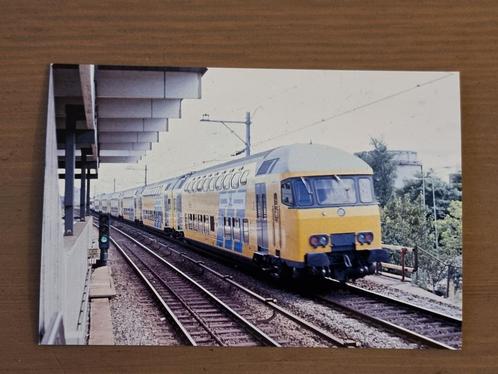 Foto TREIN NS Nederlandse Spoorwegen DDM Dubbeldekker, Verzamelen, Spoorwegen en Tramwegen, Gebruikt, Trein, Overige typen, Verzenden