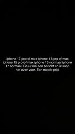 iPhone 16 en hoger gezocht!, Gebruikt, Ophalen of Verzenden, Klassiek of Candybar, Zonder simlock