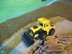 1:82 Tractor Shovel Matchbox geel + zwart met zwarte strepen, Ophalen of Verzenden, Gebruikt, Auto