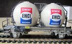 ENCI Maastricht cement bollenwagen Röwa vintage Märklin Roco, Overige merken, Wisselstroom, Wagon, Ophalen of Verzenden