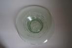 Leerdam grote licht groene schaal Pijnappel Copier glas, Ophalen of Verzenden