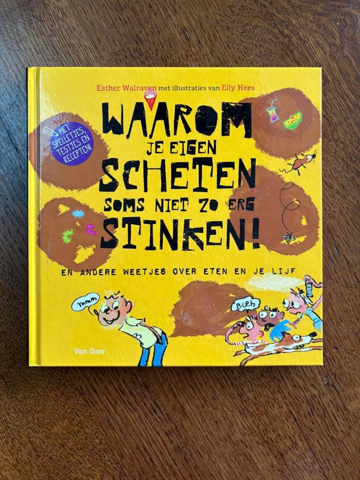 Waarom je tegen scheten … Esther Walraven, Boeken, Kinderboeken | Jeugd | onder 10 jaar, Zo goed als nieuw, Non-fictie, Ophalen of Verzenden