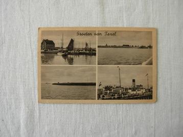 ansichtkaart van Texel 1951 vierluik  beschikbaar voor biedingen