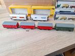 2 x H0 Herkat railreinigings wagon en 4 x Piko in dozen, Overige merken, Gelijkstroom, Wagon, Ophalen of Verzenden