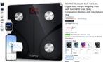 Smart Body Weighing Scale - Renpho with App, Witgoed en Apparatuur, Ophalen, 100 kg of meer, Personenweegschaal, Fijner dan 1 gram