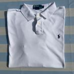 Witte Polo Ralph Lauren – Maat L – Vintage – 100% Katoen, Maat 52/54 (L), Verzenden, Wit, Ralph Lauren