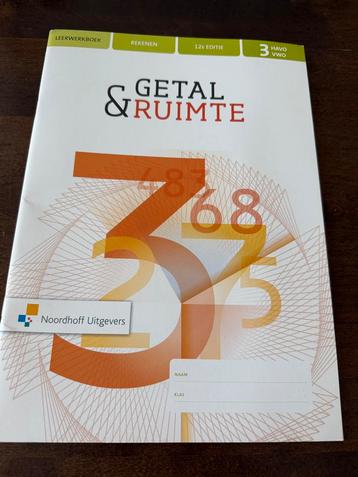 Getal en Ruimte 12e ed - 3 Havo/Vwo - leerwerkboek (rekenen) beschikbaar voor biedingen