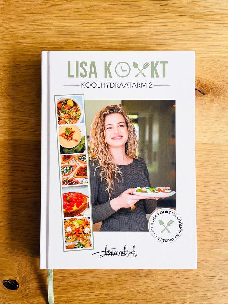 Lisa kookt koolhydraatarm 2, Boeken, Gezondheid, Dieet en Voeding, Nieuw, Dieet en Voeding, Ophalen of Verzenden