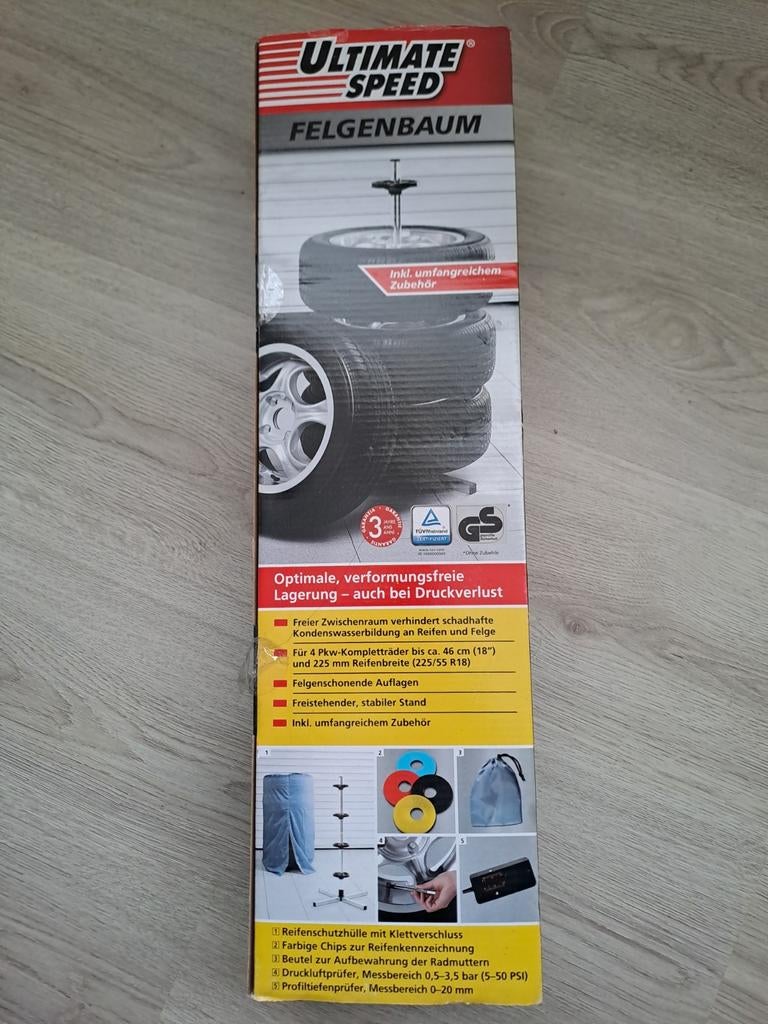Bandenstapelaar (max breedte 225/55 R18), Ophalen of Verzenden, Nieuw