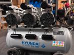 Hyundai super silent compressor 70 liter, Doe-het-zelf en Verbouw, Ophalen, 6 tot 10 bar, Zo goed als nieuw, 25 tot 100 liter