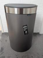 Brabantia Touch Bin 40L - Platinum - Nieuw, Ophalen, 50 tot 75 cm, Nieuw, 40 liter of meer