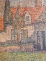 BIEDEN. Hééél oud schilderij, Franse herkomst., Antiek en Kunst, Kunst | Schilderijen | Klassiek, Ophalen