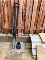 Doorvoer pijp afvoer incl loodpan, Doe-het-zelf en Verbouw, Afvoer, Pvc, Ophalen of Verzenden, Zo goed als nieuw