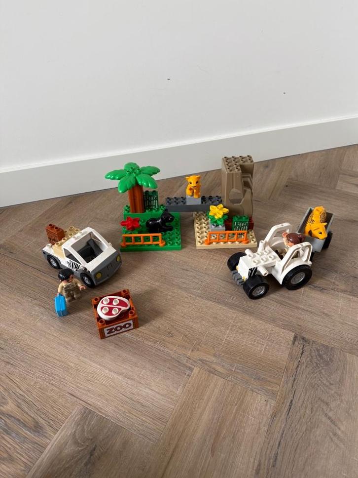 Heel goed Lego Duplo Dierentuin voertuigen set 4971 tractor, Kinderen en Baby's, Speelgoed | Duplo en Lego, Zo goed als nieuw