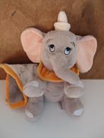 Disney Dombo pluche in dekentje 30cm Disneyland, Ophalen of Verzenden, Overige figuren, Zo goed als nieuw, Beeldje of Figuurtje