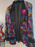 Carnavalsjasje Kleurrijk Maat 50 Dames, Ophalen of Verzenden, Zo goed als nieuw, Carnaval, Kleding