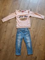Gstar skinny broek met Jubel trui. Maat 104-110, Meisje, Ophalen of Verzenden, Zo goed als nieuw, Gstar raw en Jubel