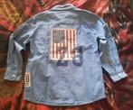 Spijkerbloes blouse Z8 blauw Amerikaanse vlag maat 104/110, Ophalen, Z8, Overhemd of Blouse, Zo goed als nieuw