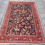 Vintage perzisch tapijt 205 x 137 cm, 200 cm of meer, Ophalen of Verzenden, Zo goed als nieuw, Crème
