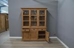 Teak buffetkast 160 cm, Ophalen, Glas, 150 tot 200 cm, Nieuw
