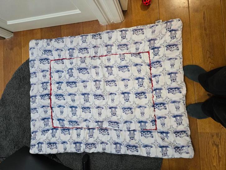 Jollein Baby dekken Delft Blauw 90x120cm, Kinderen en Baby's, Dekens, Slaapzakjes en Inbakerproducten, Zo goed als nieuw, Overige typen