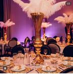 Gouden vazen 85cm, Huis en Inrichting, Woonaccessoires | Vazen, Ophalen, Overige kleuren, Glas, Minder dan 50 cm