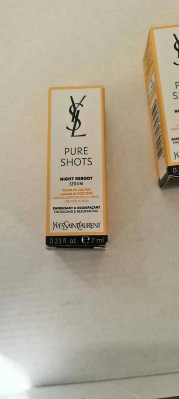 Ysl pure shot night reboot serum beschikbaar voor biedingen