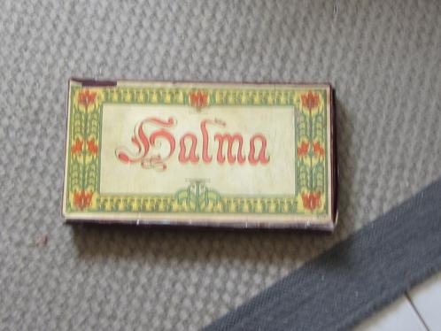 Oud Halma spel in doos houten pionnen compleet, Antiek en Kunst, Antiek | Speelgoed, Ophalen of Verzenden