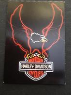 Ansichtkaart Harley Davidson - embleem, Ophalen of Verzenden, 1960 tot 1980, Ongelopen, Voertuig