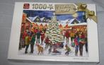Puzzel 1000 stukjes. Christmas market. Merk : King, Ophalen of Verzenden, 500 t/m 1500 stukjes, Gebruikt, Legpuzzel