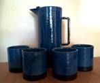 vintage kan met bekers aardewerk, Antiek en Kunst, Antiek | Keramiek en Aardewerk, Ophalen