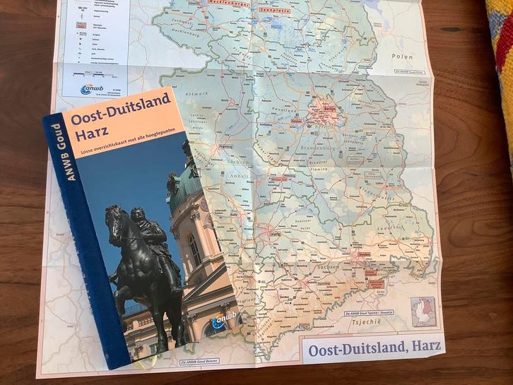 Duitsland Oost Harz 360pg ANWB GOUD reisgids + kaart, Boeken, Reisgidsen, Ophalen of Verzenden