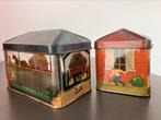 2 blikken met verschillende decoraties, Ophalen of Verzenden, Zo goed als nieuw, Overige