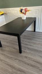 Ikea Laneberg uitschuifbaar eettafel zwart, Huis en Inrichting, Tafels | Eettafels, Ophalen, 50 tot 100 cm, Zo goed als nieuw