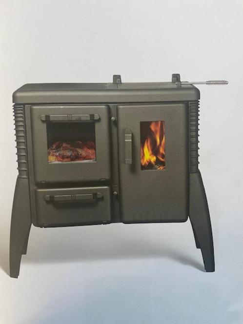 Gietijzeren kachel Iron Dog 6, Huis en Inrichting, Kachels, Nieuw, Vrijstaand, Houtkachel, Hout, Ophalen