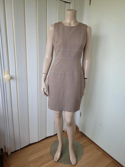 Calvin Klein jurk maat 36/ smalle 38, Kleding | Dames, Jurken, Zo goed als nieuw, Maat 36 (S), Bruin, Boven de knie, Ophalen of Verzenden