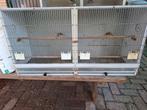 Dubbele broedkooi met lade's, Dieren en Toebehoren, Ophalen, Hout, Broedkooi of Kweekkooi